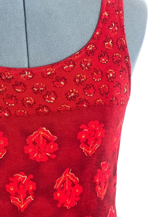 Knapp Studio red/orange stretch maxi M 117 - Picture 3 of 5